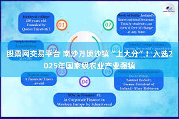 股票网交易平台 南沙万顷沙镇“上大分”！入选2025年国家级农业产业强镇